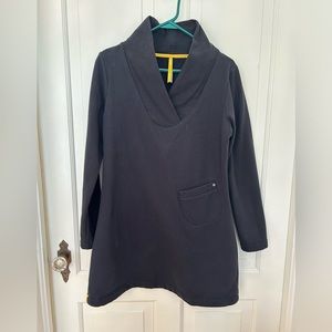 Lole Women’s Black Sweatshirt Dress Size XL